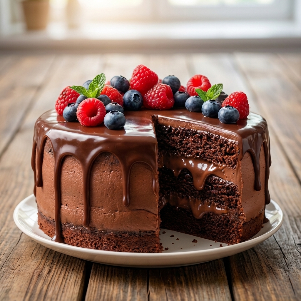 Bolo de Chocolate Trufado Fit